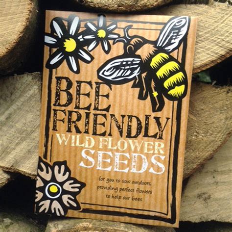 bee friendly wild flower seeds by bee friendly seeds | notonthehighstreet.com