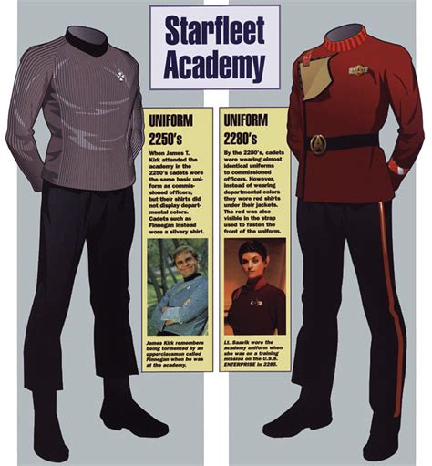 Ex Astris Scientia - Galleries - 22nd & 23rd Century Starfleet Uniforms