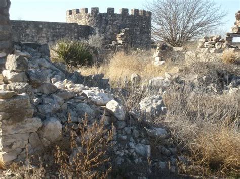 Presidio San Saba near Menard, Texas ... photos showing the partially ...