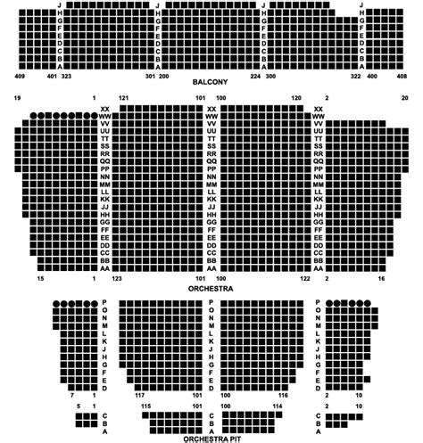 Warner Theatre Seating Maps | Torrington, CT