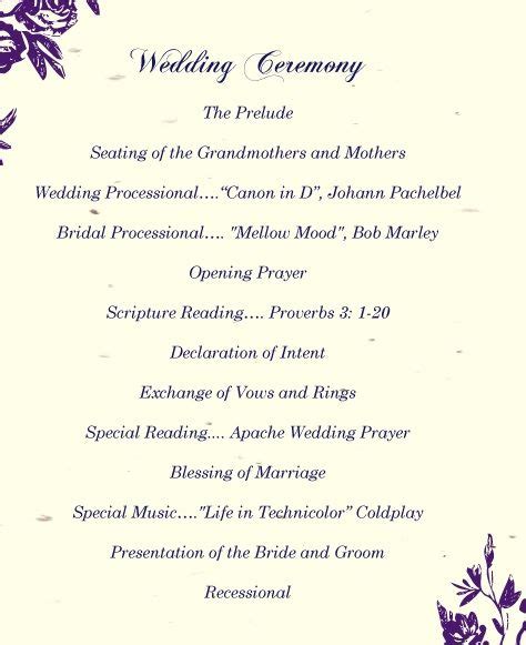 10 Sample Wedding Ceremony Scripts - 21 Gobal creative platform for custom graphic design