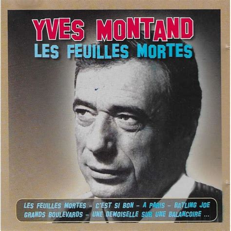 Les feuilles mortes de Yves Montand, CD chez minkocitron - Ref:119736271