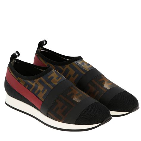 Fendi Outlet: Shoes women | Sneakers Fendi Women Black | Sneakers Fendi 8E6714 A2D3 Giglio EN