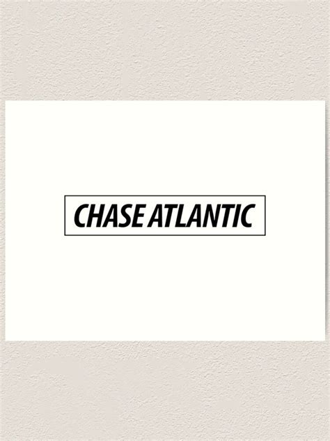 "CHASE ATLANTIC LOGO" Art Print by taegiminnie | Redbubble