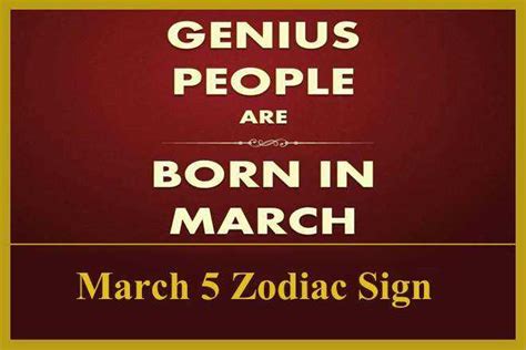 March 5 Zodiac Sign, March 5th Zodiac, Personality, Love, Compatibility, Career, Dreams, March ...