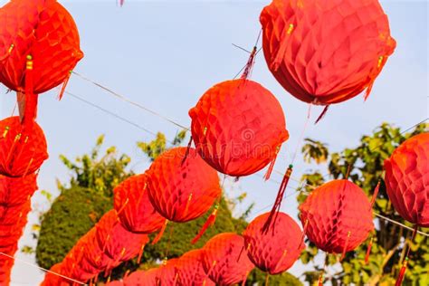 Paper Lanterns festival stock image. Image of balloon - 46072987