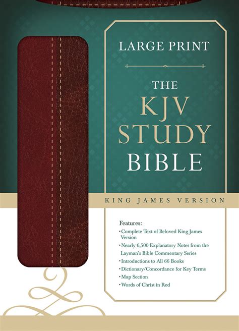 The KJV Study Bible - Large Print (DiCarta) - Barbour Books