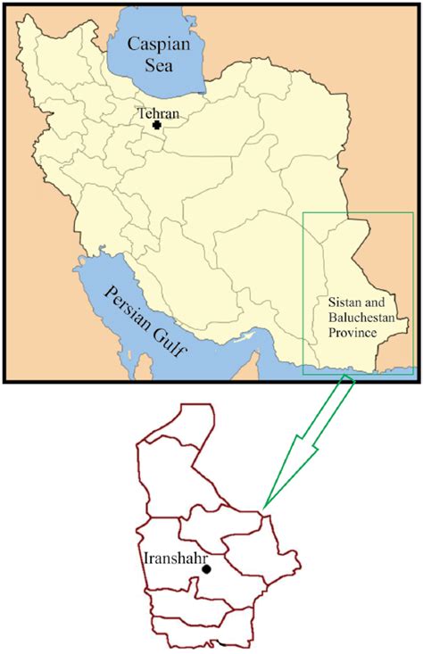 Location of Sistan and Baluchestan Province and Iranshahr County on map... | Download Scientific ...