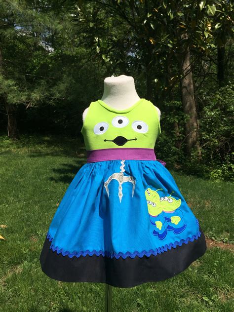 Toy Story Pizza Planet Alien Inspired Blue Ribbon Costume | Etsy