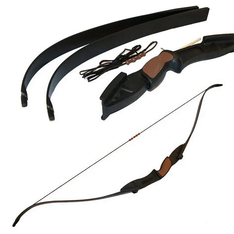 Right/Left Hand Bow 56inches 25lbs Takedown Recurve Bow Outdoor Sports ...