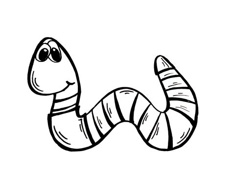 Top 182+ Cartoon worm drawing - Tariquerahman.net