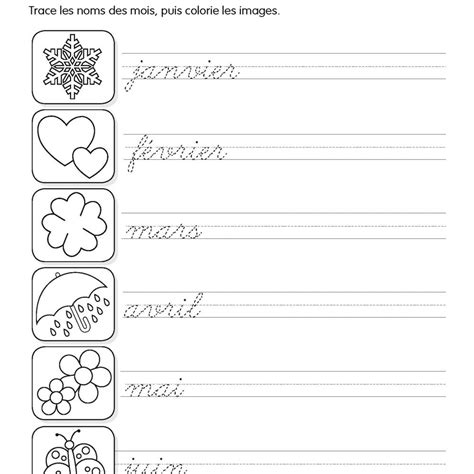 French Daily Cursive Writing Practice Workbook