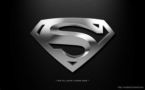 Superman HD Logo Wallpaper - windows 10 Wallpapers