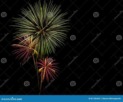 Fireworks Show / Guy Fawkes Night Stock Image - Image of fireworks ...