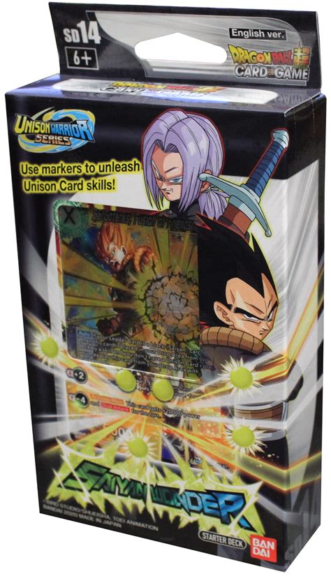 Dragon Ball Super Card Game: Saiyan Wonder Starter Deck - Walmart.com ...