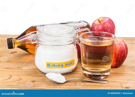 Apple Cider Vinegar and Baking Soda Combination for Acid Reflux Stock ...