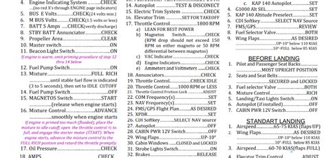 Cessna C172 Checklist (PDF) for Microsoft Flight Simulator | MSFS