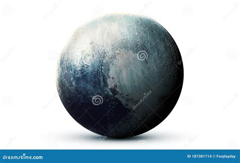 Pluto - High resolution stock illustration. Illustration of nebulae ...