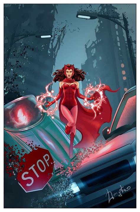 Scarlet Witch by Dmytro Shevchenko | Scarlet witch comic, Scarlet witch, Scarlet witch marvel