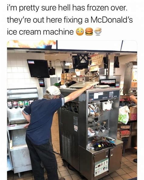 The unthinkable has happened | McDonald's Ice Cream Machine | Know Your Meme