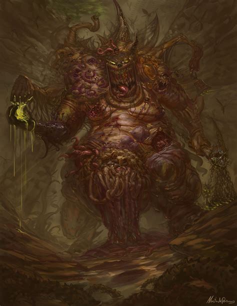 Warhammer Fantasy - Daemon prince of Nurgle by GetsugaDante on DeviantArt