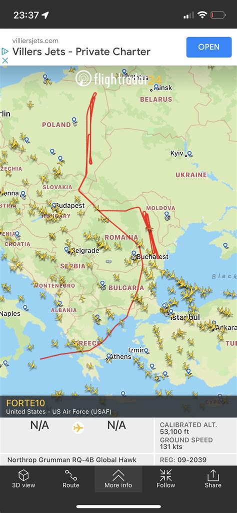 Global hawk doing a bit of surveillance : r/flightradar24