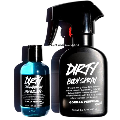 Cute and Mundane: LUSH Dirty Body Spray + Dirty Springwash Shower Gel ...