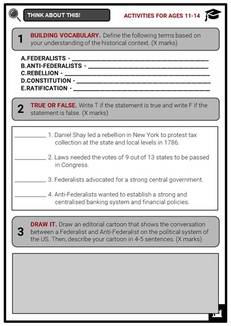 Federalist Vs Anti Federalist Worksheet Pdf