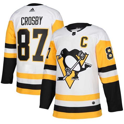 Pittsburgh Penguins #87 Sidney Crosby adidas White Player Jersey