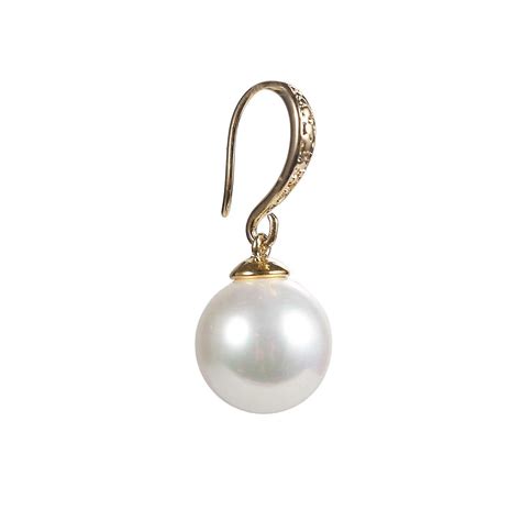 White/Gold Pearl Earrings PEA002 – Yangtze Store