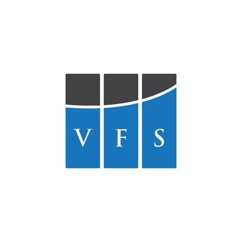 VFS letter logo design on WHITE background. VFS creative initials letter logo concept. VFS ...