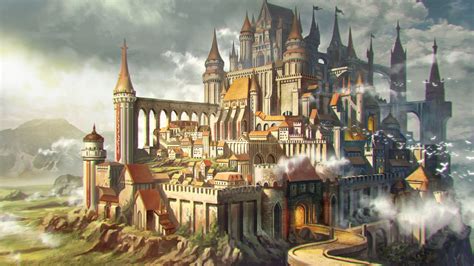 castle, alpha owner | Fantasy castle, Fantasy concept art, Fantasy city