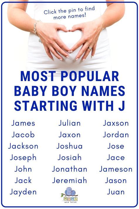 Unique Baby Boy Names That Start With J | J names, Boy names, Unique baby boy names