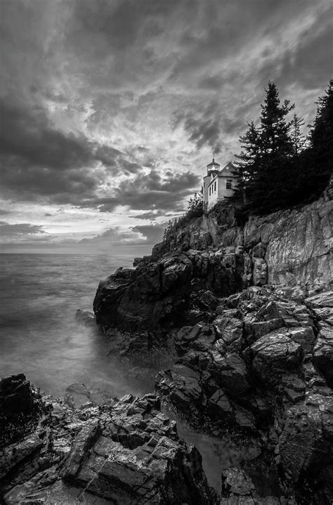 Cliffside Bass Harbor Head Lighthouse Photograph by Juergen Roth - Fine Art America