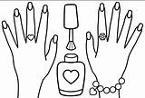 Nail Coloring Nails Pages Build Tool Construction Colouring Drawing  sketch template