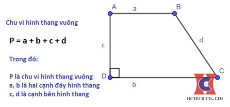 Cách Tính Diện Tích Hình Thang Và Tính Chu Vi Hình Thang