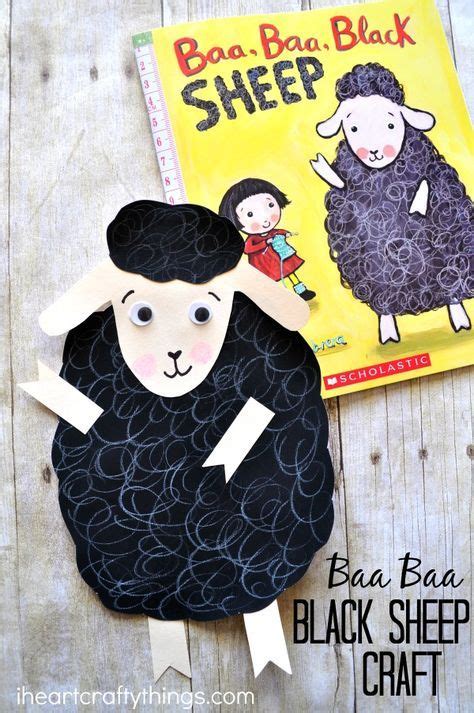 Baa Baa Black Sheep Craft | Nursery rhymes preschool crafts, Baa baa black sheep crafts, Nursery ...