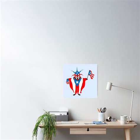 "Vejigante Puerto Rico Boricua Flag Sanse Festival " Poster by byDarling | Redbubble