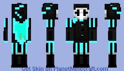 cyan clownpierce Minecraft Skin