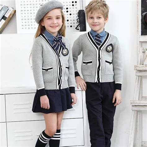 Buy 3-piece Comfortable Cardigans Uniform International School Uniform ...