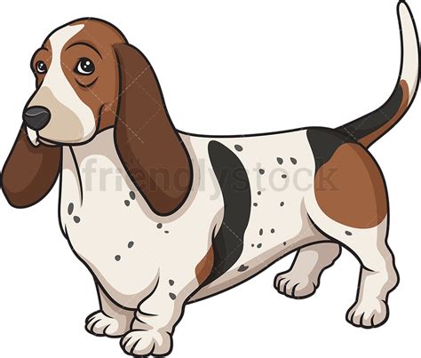 Cartoon Basset Hound Clipart / Dogs sketch style basset hound. - Dengan ...