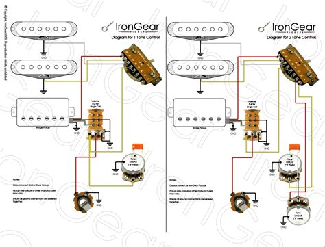 Humbucker Wiring Diagram 1 Volume 1 Tone