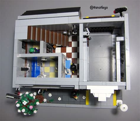 Bricks And Figures: My Not Lego Police Station Modular MOC - Part Three