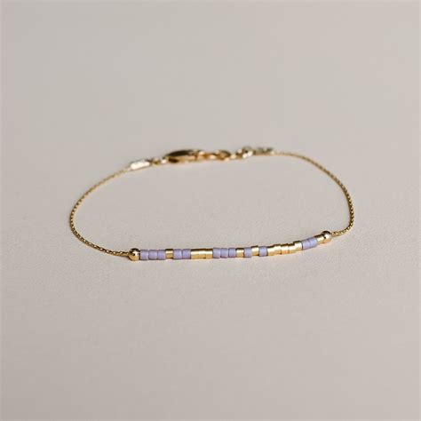 14k Gold Morse Code Chain Bracelet - Goldie Girl Bracelets