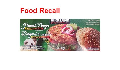 NetNewsLedger - Food Recall - Kirkland Harvest Burger - Veggie Burger