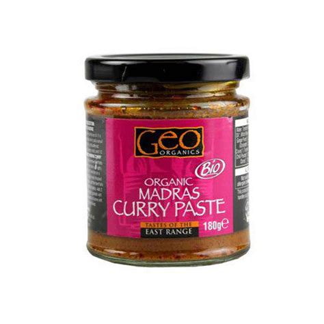 Geo Organic Madras Curry Paste