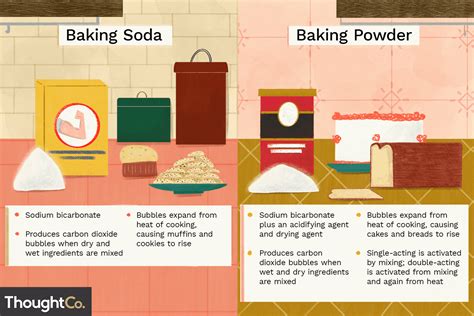 Difference Between Baking Powder and Baking Soda