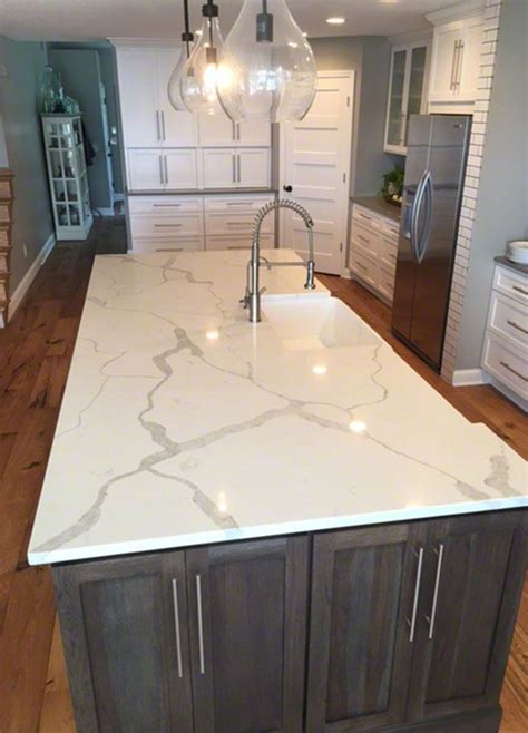 Kitchen Room Scene Calacatta Classique Quartz Countertop Room Scene | Kitchen remodel ...