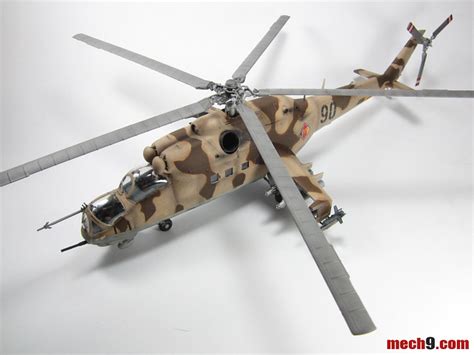 Revell 1/48 MiL-24D Hind Helicopter Finished Shots - Mech9.com | Anime ...