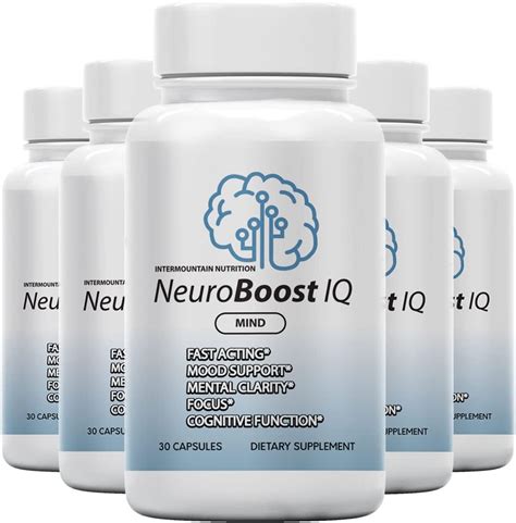 NeuroBoost IQ paquete de 5 Neuro Boost Nootrópico Brain Support Ben ...